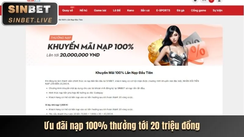Ưu đãi nạp tiền qua app 52club